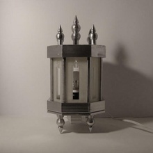 spiked desk lamp & garden light 3d print model - Mito3D