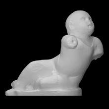 estatuilla niño escanear medio cuerpo 3d print model - Mito3D