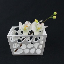 moderne plat jardin fleurs 3d print model - Mito3D