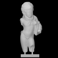 sconosciuto statua ragazzo scansione metà corpo 3d print model - Mito3D