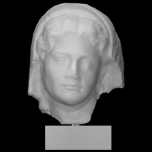 head demeter goddess harvest scan halfbody 3d print model - Mito3D