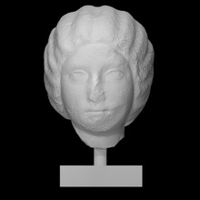 retrato cabeza mujer escanear 3d print model - Mito3D