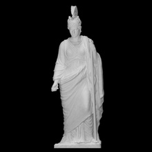 Minerva Varredura deusa mulher corpo 3d print model - Mito3D