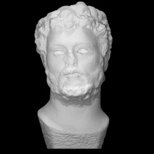 portrait head scan 3d print model - Mito3D