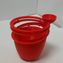 water parkour vase & garden 3d print model - Mito3D