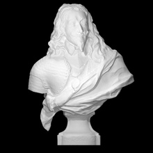 king charles scan head portrait 3d print model - Mito3D