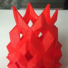 poli lótus vaso jardim 3d print model - Mito3D
