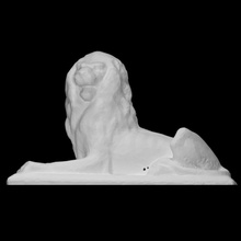 león escultura baily lagar escanear animal 3d print model - Mito3D