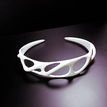 organico braccialetto gioielleria moda voronoi mathart sls diagrid 3d print model - Mito3D