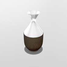 2 pezzo vaso 3d print model - Mito3D