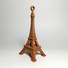 eiffel torre colgante pendiente joyería Moda historia collar Francia joya Torre Eiffel punto referencia 3d print model - Mito3D