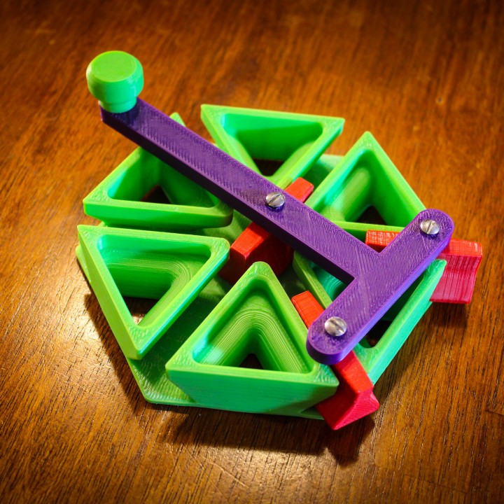 tramaglio archimede giocattoli Giochi donothingmachine stronzate macchina inutile 3D print model - Mito3D