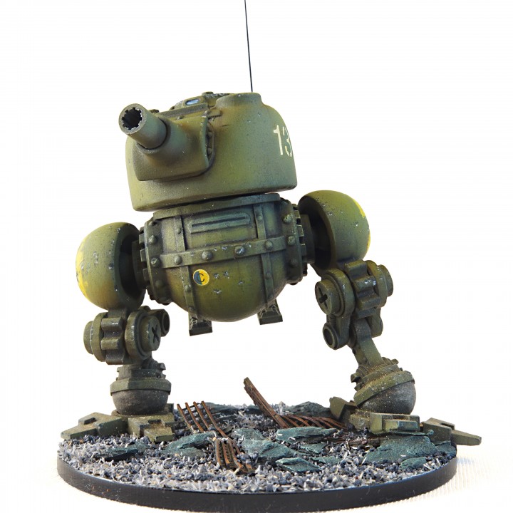 pollo serbatoio giocattoli Giochi 40k robot sci fi warhammer miniatura mech passeggio gioco guerra camminatore vectary dieselpunk 3D print model - Mito3D