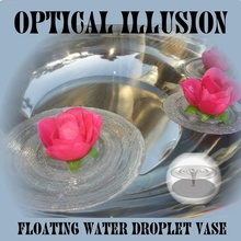 water droplet vase magical invisible floating wedding decor candle holder & garden magic candleholder illusion vectarycompetition waterdroplet weddingdecor 3d print model - Mito3D