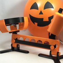 flying pumpkin balloon & garden halloween flyingpumpkin 3d print model - Mito3D