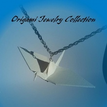 paper origami inspired jewellery collection charm pendants crane flower hat boat plane star butterfly swan rabbit cat dog unicorn fox turtle parrot pendant geek necklace earrings paperaeroplane charmbracelet 3d print model - Mito3D