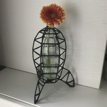 bottiglia razzo vaso giardino spazio wireframe madewithvectary 3d print model - Mito3D