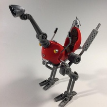 ostrichopper toys & games sci-fi mech walker chopper ostrich strampunk 3d print model - Mito3D