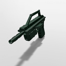 r95 sci fi pistola arma fogo ficção científica 3d print model - Mito3D