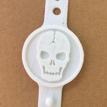 halloween wristband tpu fashion & accessories bracelets halloweeen wristbands 3d print model - Mito3D