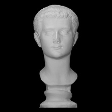 portrait tiberius scan head halfbody 3d print model - Mito3D