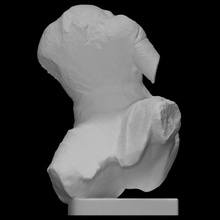 Beerdigung Statue scythian Scan Körperteil abstrakt 3d print model - Mito3D