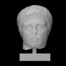 portrait head emperor scan 3d print model - Mito3D