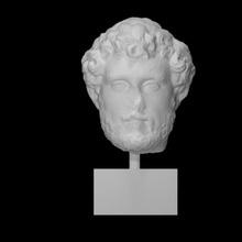 portrait head emperor antoninus pius ad 138-161 scan halfbody 3d print model - Mito3D