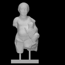 statue garçon analyse 3d print model - Mito3D