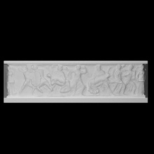 sarcophagus reliefs scan relief 3d print model - Mito3D