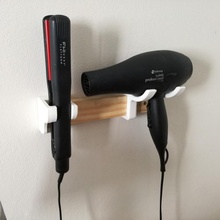 saç kurutma makinesi düzleştirici raf Bahçe Saç güzellik Flatiron 3d print model - Mito3D