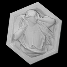 angeli ribelli scan relief 3d print model - Mito3D