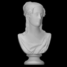 katherine munro scan head portrait 3d print model - Mito3D