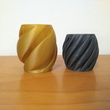 rippled vases generator & garden openscad vase 3d print model - Mito3D