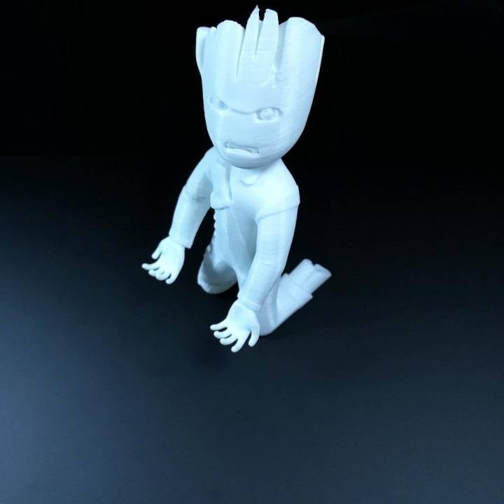 Groot telefon Kulp destek v2 gelişmiş gadget'lar elektronik 3D print model - Mito3D