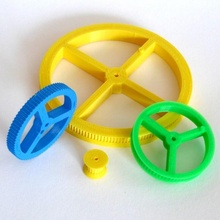 customizable simple pulley gear gadgets & electronics 3d print model - Mito3D