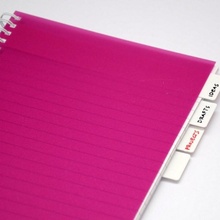 notebook organizer - customizable & garden tag bookmark spiral notepad 3d print model - Mito3D