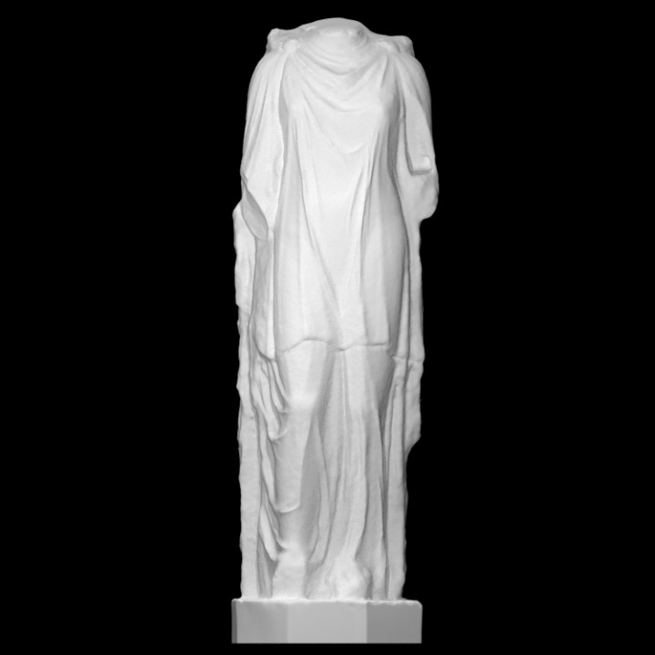 statue woman scan 3D print model - Mito3D