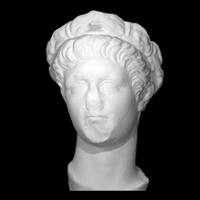 portrait tête traian analyse 3d print model - Mito3D