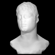 portrait bust young man scan 3d print model - Mito3D