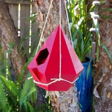 matterhackers birdhouse & garden bird house 3d print model - Mito3D