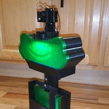 3d impreso r c telepresencia equilibrio larva moscardón artilugio electrónica robot presencia botella 3d print model - Mito3D