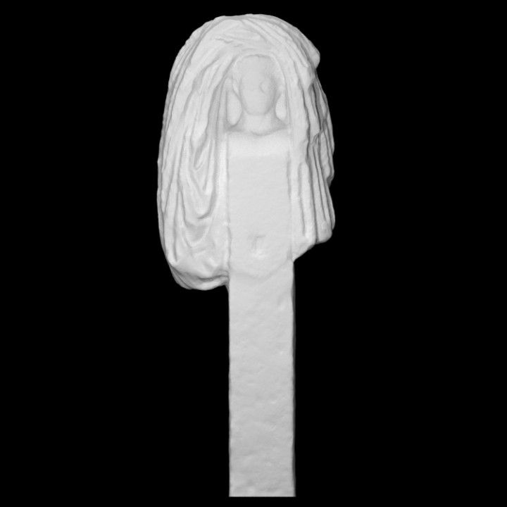 herm apoiando figura estátua Varredura 3D print model - Mito3D