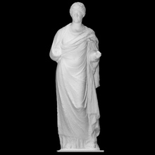 estátua sacerdotisa Aristonoe Varredura corpo 3d print model - Mito3D