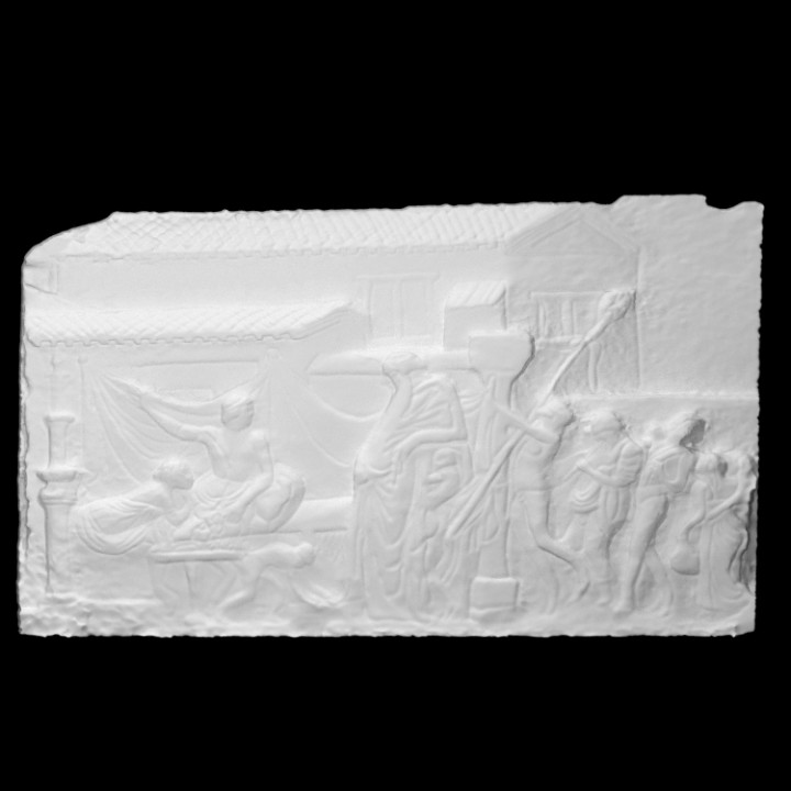 Dionysus ziyaret Acarius taramak Rahatlama parça 3D print model - Mito3D