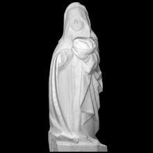 female saint saint elizabeth scan holy saint 3d print model - Mito3D