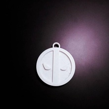 deadpool keychain fashion & accessories key art superhero medalion 3d print model - Mito3D