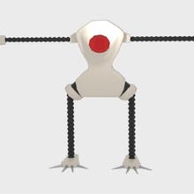 Robô garra máquina robô 3d print model - Mito3D