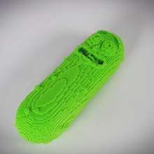 pixel almiar ventilador Arte lowpoly Rickandmorty voxel pepinillo pickle rick Rick Morty 3d print model - Mito3D