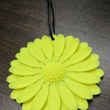 flower-02 jewellery flower pendant decoration hanging fleur 3d print model - Mito3D